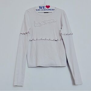 Heaven by Marc Jacobs soft ribbed knit long sleeve